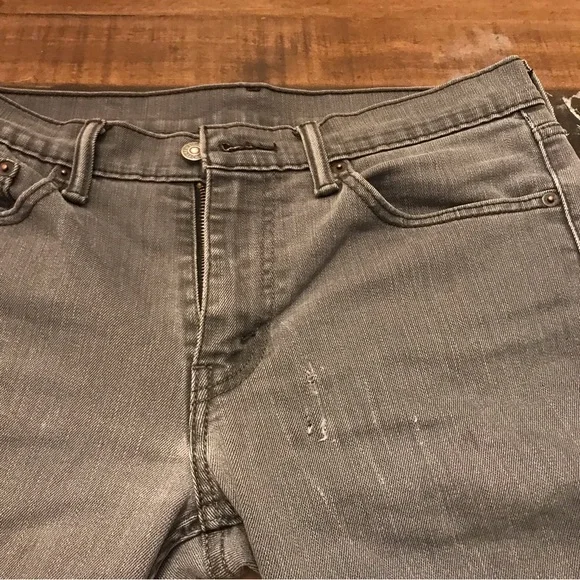 Stiletto 'Motorcycle Crash' Skinny Custom Ripped Levi's 511 Jeans